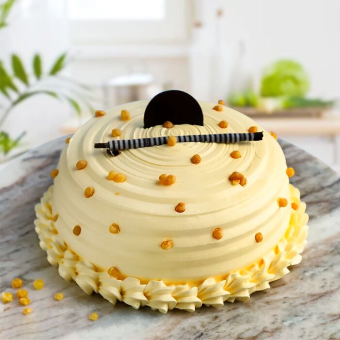 Heavenly Butterscotch Cream Cake