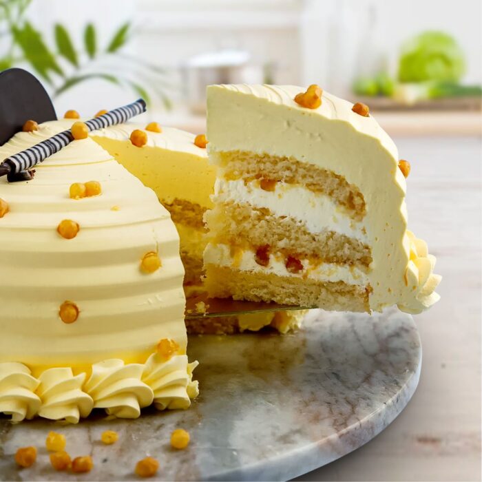 Heavenly Butterscotch Cream Cake