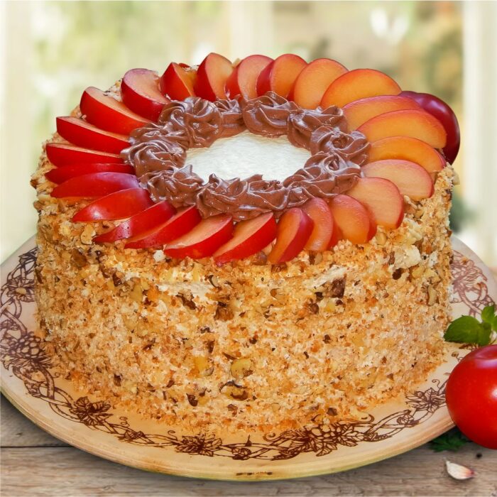 Fruit Walnut Designer Cake