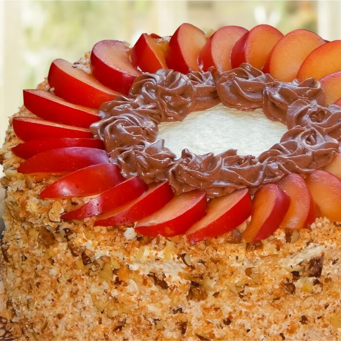 Fruit Walnut Designer Cake