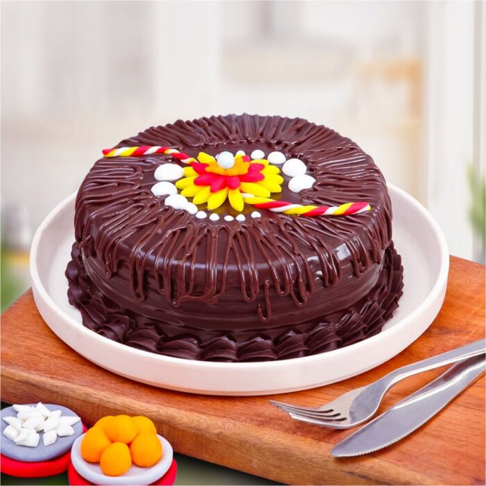 Choco Truffle Rakhi Cake