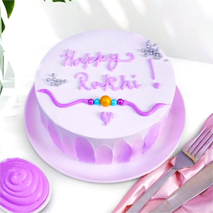 Happy Rakhi Pineapple Cake