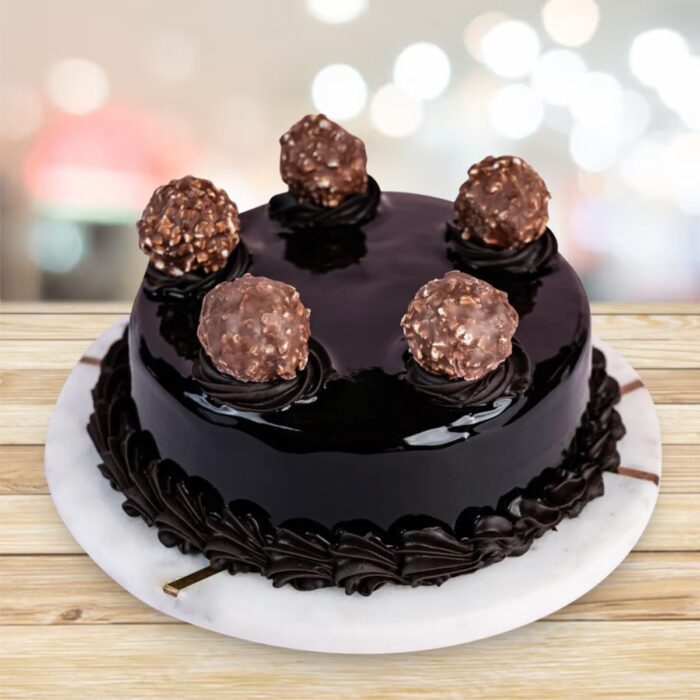 Ferrero Rocher Truffle Cake