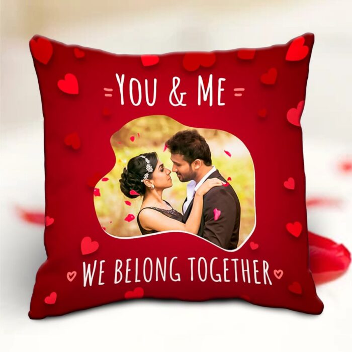 You & Me Personalised Cushion