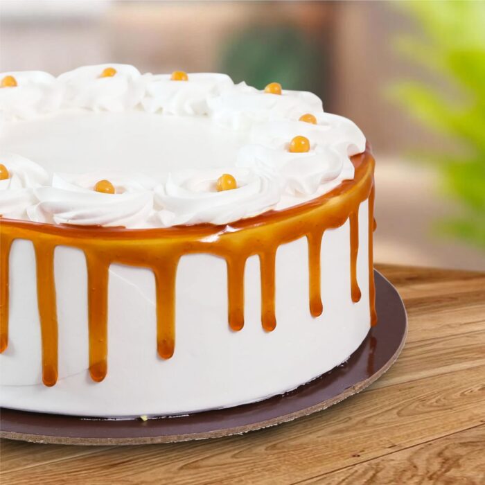 Crunchy Butterscotch Cream Cake