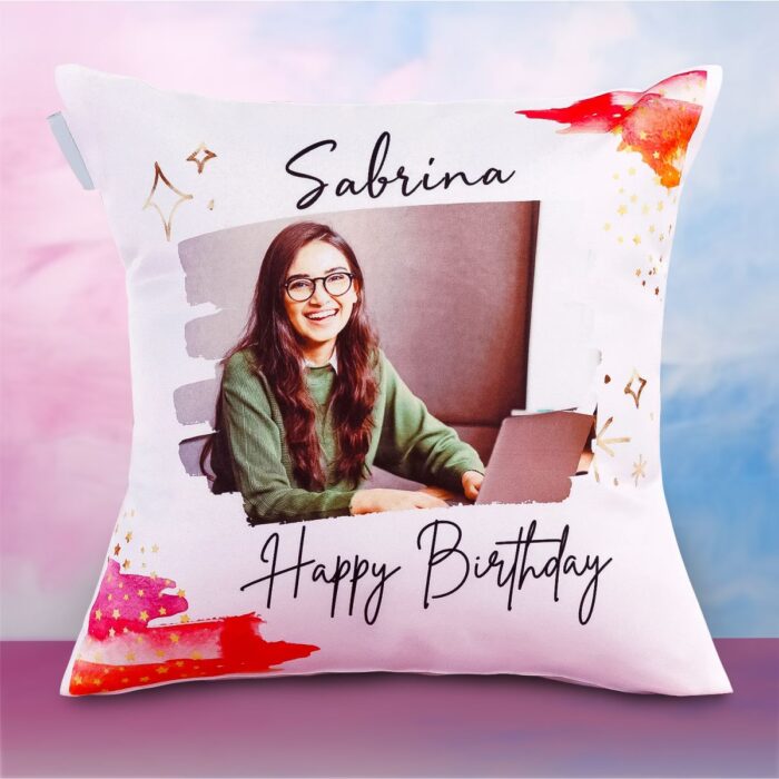 Cuddly Birthday Personalised Cushion