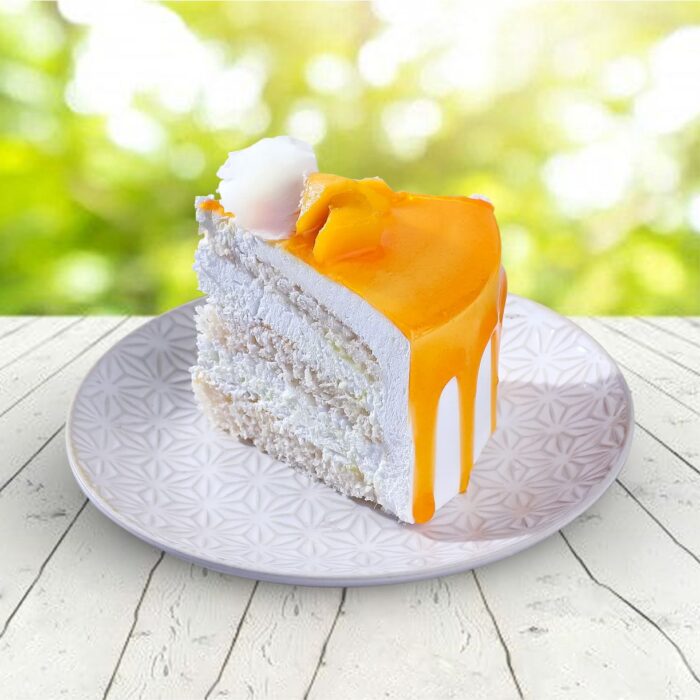 Dripping Mango Cream Cake