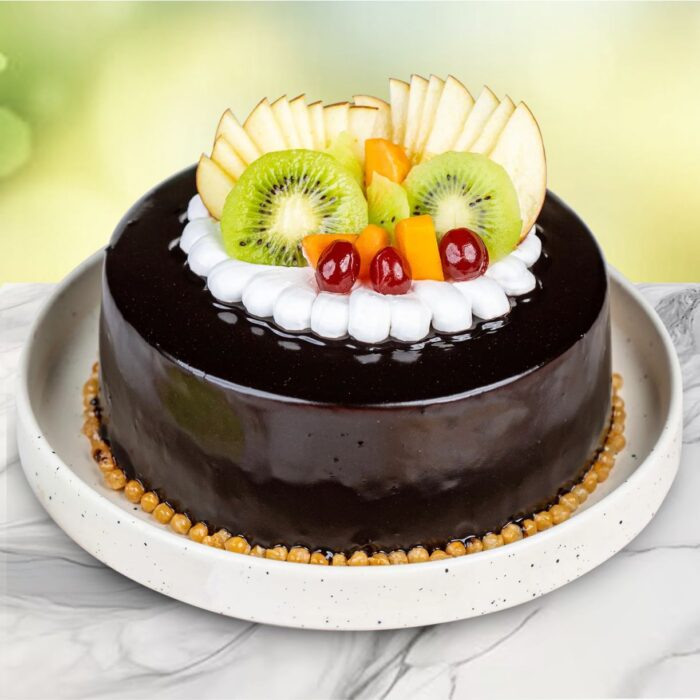 Fruit Chocolate Cake