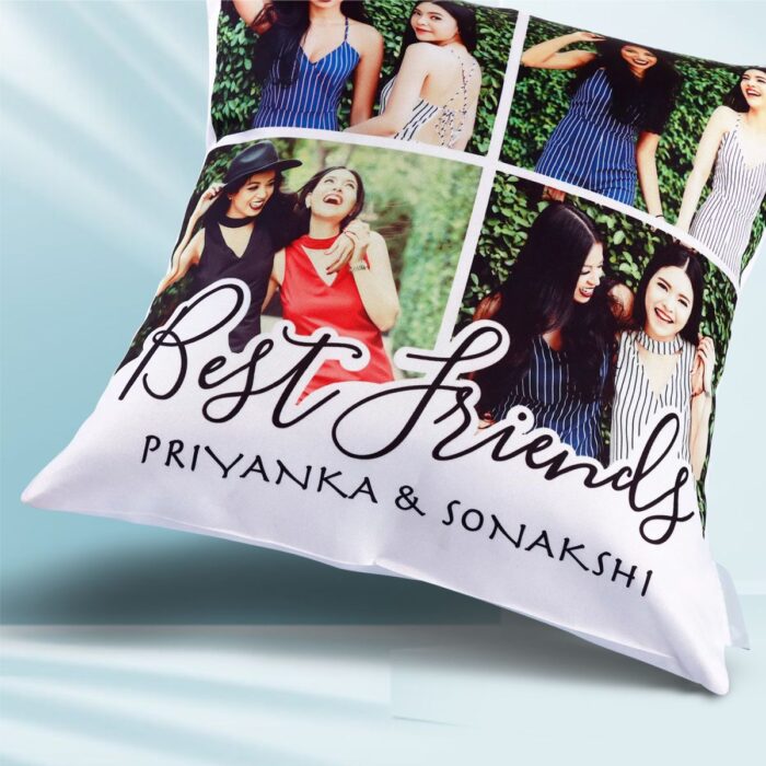 Personalized Photo Best Friends Cushion