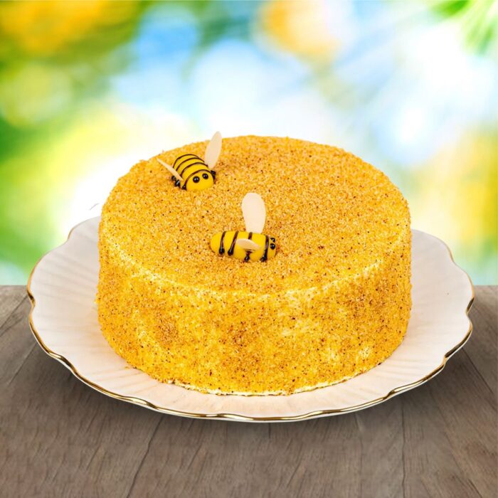 Honey Bee Butterscotch Cake