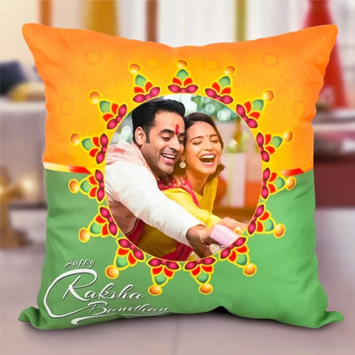 Happy Raksha Bandhan Personalized Cushion (2)